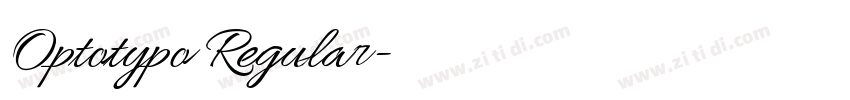 Optotypo Regular字体转换 Optotypo Regular字体转换